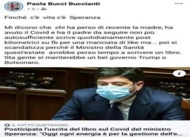 Il post contro il portavoce dei Sentinelli e poi le scuse