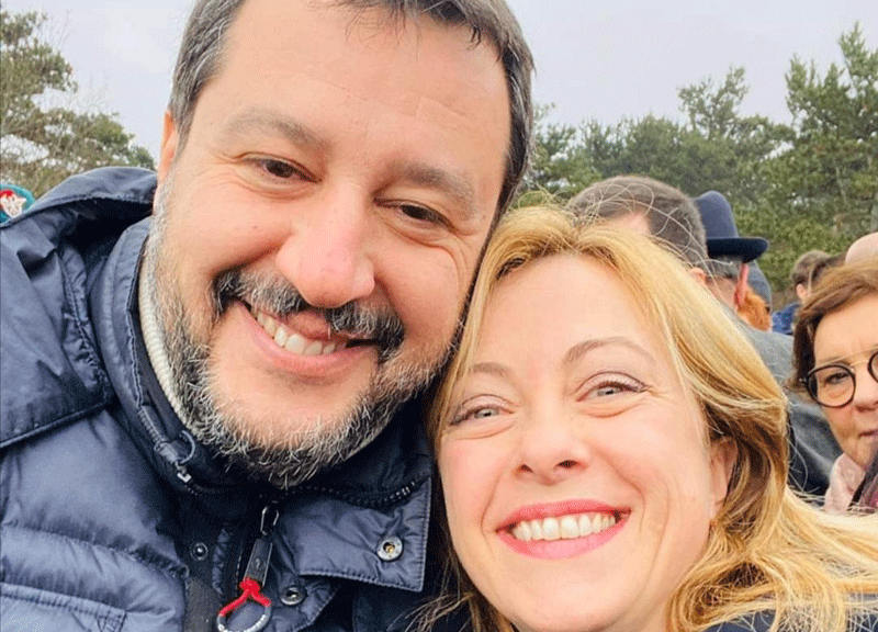 SONDAGGI, Lega-Fratelli d’Italia: Salvini-Meloni, centrodestra mette il turbo. Pd-M5S..