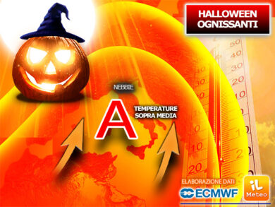 Previsioni meteo: piogge al Sud, weekend ‘estivo’ ad Halloween in tutta Italia