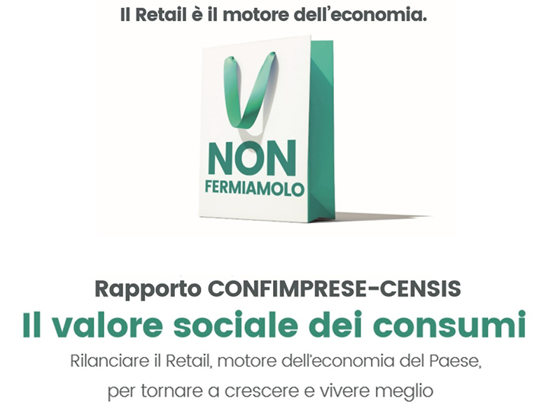 Rapporto Censis-Confimprese. Resca: “Se crollano i consumi, crolla l’Italia” Rapporto Censis-Confimprese. Resca: “Se crollano i consumi, crolla l’Italia”
