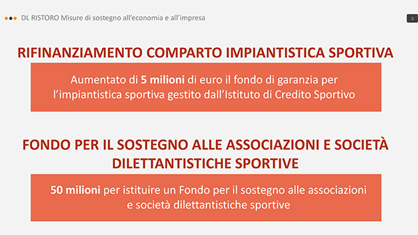 DL ristoro principali contenuti 3 DL ristoro principali contenuti 3