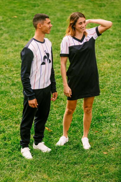 Le Coq Sportif presenta Sport Collection con Irma Testa-Marco Aurelio Fontana