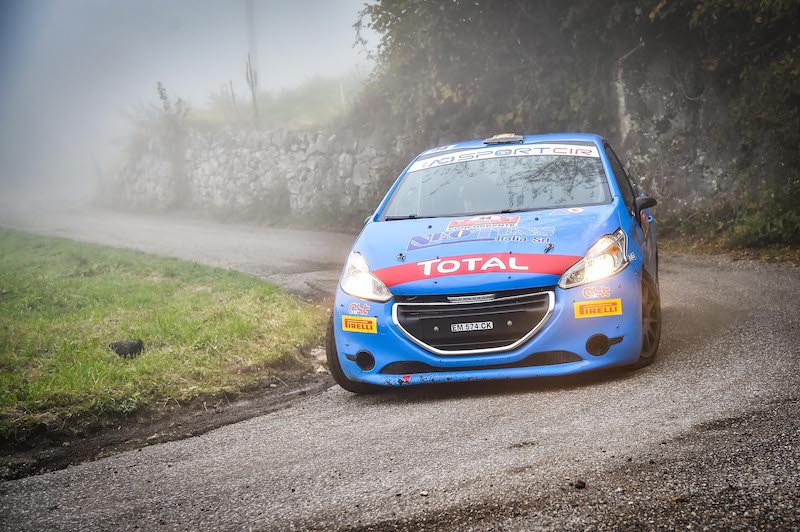 Peugeot Competition 208 Rally Cup Top 2020  Casella fa il bis al Rally Due Val