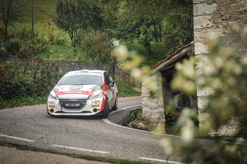 Peugeot Competition 208 Rally Cup Top 2020  Casella fa il bis al Rally Due Val