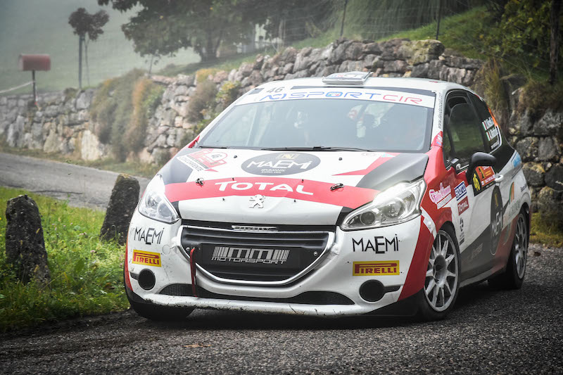 Peugeot Competition 208 Rally Cup Top 2020  Casella fa il bis al Rally Due Val
