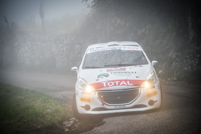 Peugeot Competition 208 Rally Cup Top 2020  Casella fa il bis al Rally Due Val
