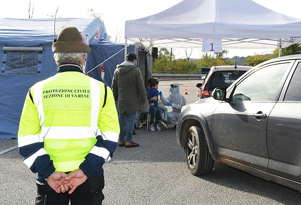 Tamponi drive COVID-19 con la Protezione Civile Tamponi drive COVID-19 con la Protezione Civile