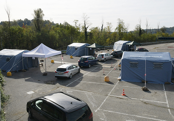 Tamponi drive COVID-19 con la Protezione Civile Tamponi drive COVID-19 con la Protezione Civile