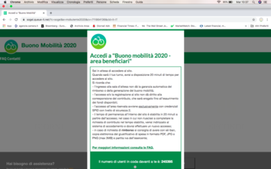 Bonus mobilità, le comiche da dejavù: code di ore, poi lo Spid non funziona