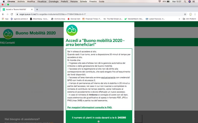 Bonus mobilità, le comiche da dejavù: code di ore, poi lo Spid non funziona Bonus mobilità, le comiche da dejavù: code di ore, poi lo Spid non funziona