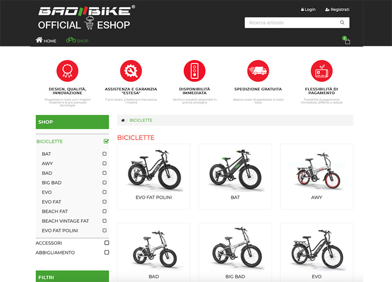 Bonus Mobilità, al via l’e-shop di Bad Bike. Gli italiani riscoprono la bici Bonus Mobilità, al via l’e-shop di Bad Bike. Gli italiani riscoprono la bici