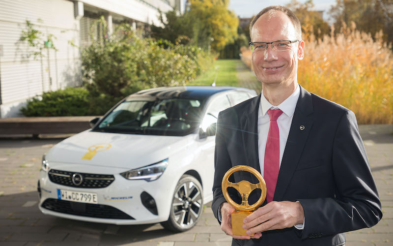 Opel Corsa-e 100% elettrica si aggiudica il “Volante d’Oro 2020”