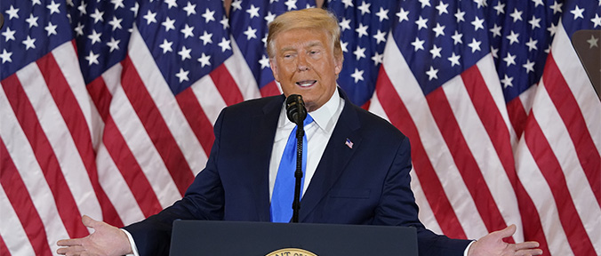 Usa 2020: ABC,CBS e NBC tagliano il discorso sui brogli di Donald Trump Usa 2020: ABC,CBS e NBC tagliano il discorso sui brogli di Donald Trump
