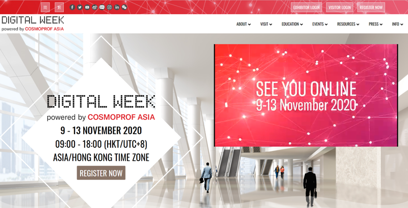 01 Cosmoprof Asia Digital Week opens today 01 Cosmoprof Asia Digital Week opens today