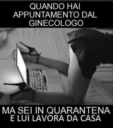 Coronavirus vissuto con ironia: le visite dal ginecologo in tempi di lockdown