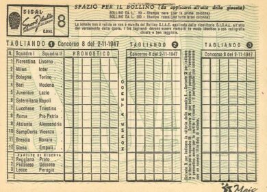 Totocalcio ucciso dal Covid: la raccolta è stata fermata
