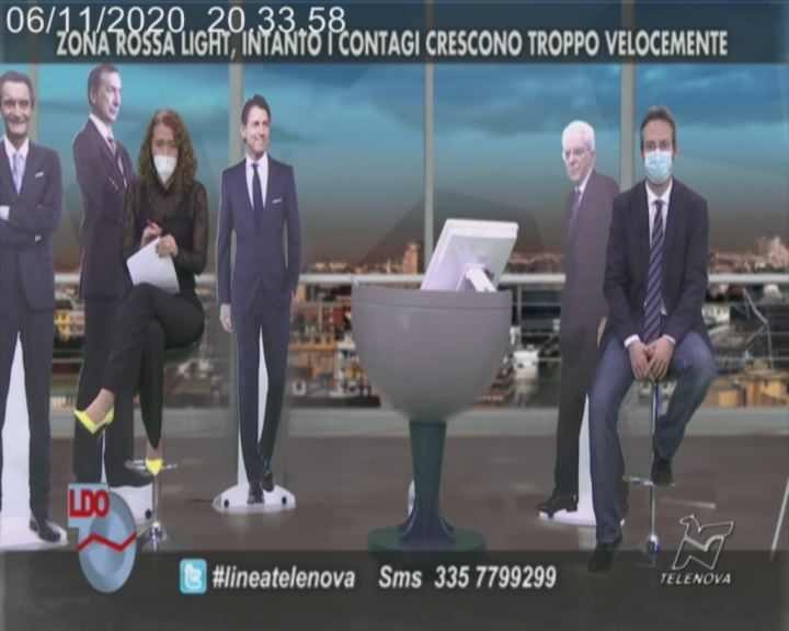 Linea d’Ombra, unico talk show in cui ospiti e conduttori usano la mascherina Linea d’Ombra, unico talk show in cui ospiti e conduttori usano la mascherina