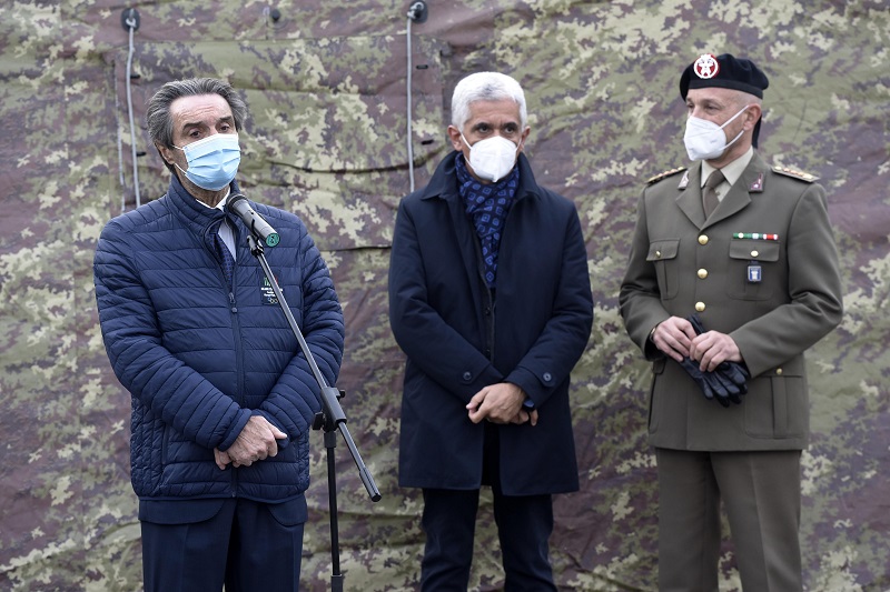Covid, apre a Milano il Drive Trough più grande d’Italia. FOTO-VIDEO