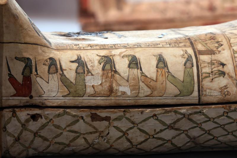 Egitto, altri 100 sarcofagi intatti trovati in una necropoli a sud de Il Cairo Egitto, altri 100 sarcofagi intatti trovati in una necropoli a sud de Il Cairo
