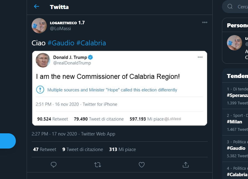 Sanità Calabria, il web si scatena: ‘Gaudio e moglie come Sandra e Raimondo’