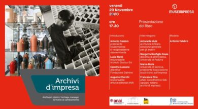 Eni svela i suoi “archivi d’impresa”: venerdì 20 la presentazione del libro