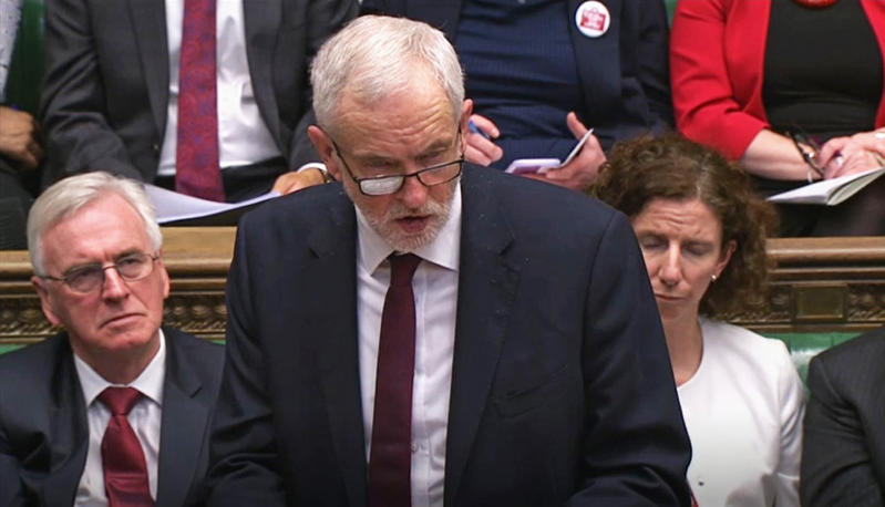 Gb, il laburista Corbyn fuori dal parlamento per antisemitismo Gb, il laburista Corbyn fuori dal parlamento per antisemitismo