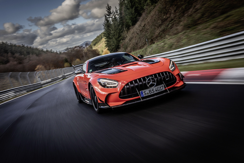 Mercedes-AMG GT Black Series , giro record al Nürburgring-Nordschleife Mercedes-AMG GT Black Series , giro record al Nürburgring-Nordschleife