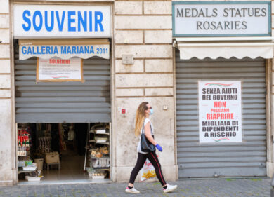 Commercio, il Covid brucia 191.000 posti di lavoro. Lo dice l’Istat