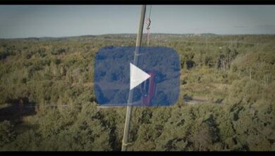 Volvo il crash test più estremo, giù da 30 metri