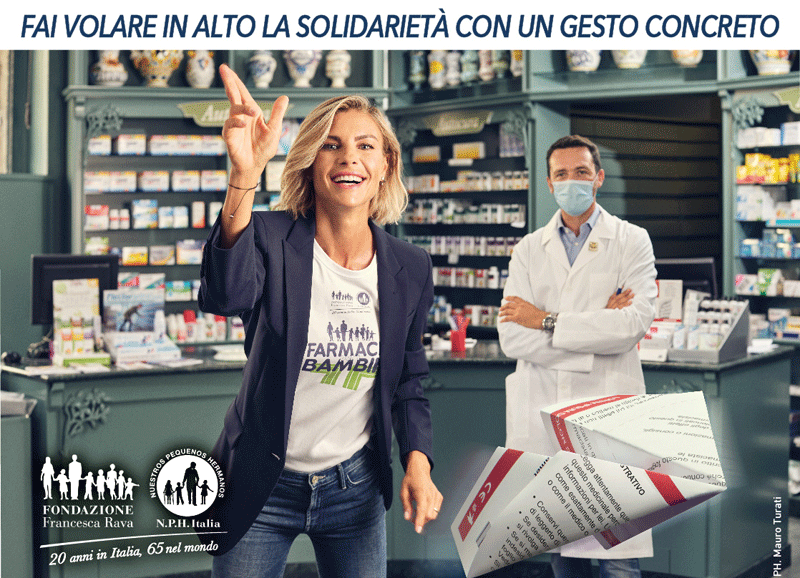 Fondazione Francesca Rava, al via “in farmacia per i bambini” Fondazione Francesca Rava, al via “in farmacia per i bambini”