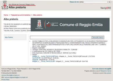 Covid la gente chiede cure, soldi.Comune Reggio Emilia risponde col sessuologo