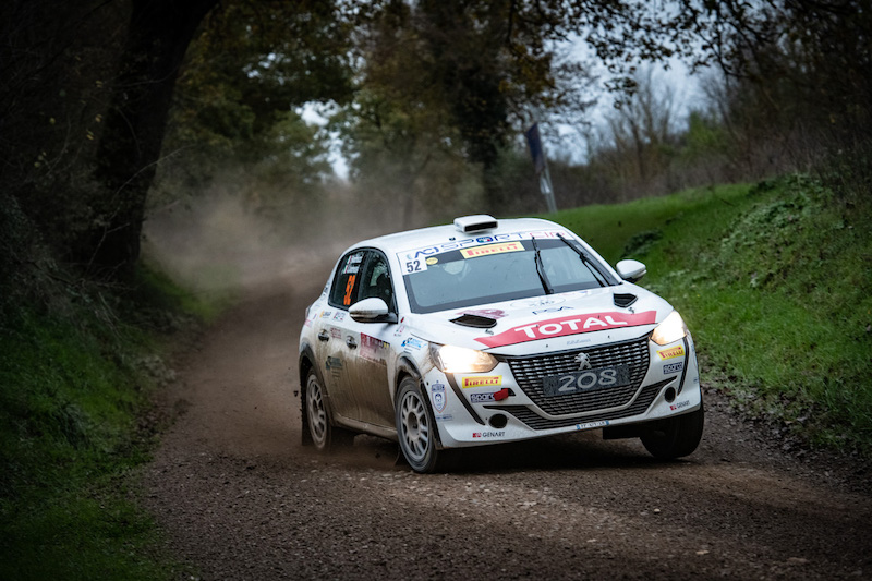 Andreucci su Peugeot 208 vince il CIR 2020 due ruote motrici Andreucci su Peugeot 208 vince il CIR 2020 due ruote motrici