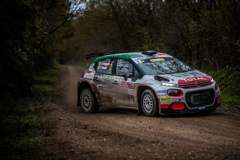 Crugnola e Ometto su Citroën C3 R5 vincono il Campionato Italiano Rally 2020 Crugnola e Ometto su Citroën C3 R5 vincono il Campionato Italiano Rally 2020