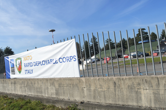 Covid, tamponi drive through alla caserma Nato Ugo Mara in sicurezza