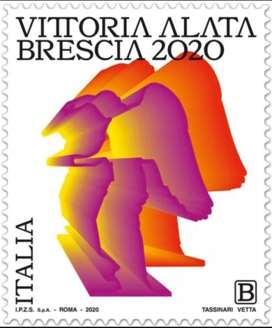 Vittoria Alata su un francobollo? Non è la prima volta