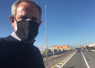 Ostia, la pista ciclabile fa paura. L’appello di Francesco Giro per cambiarla – 1