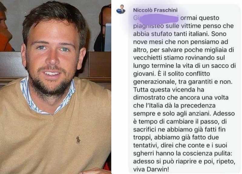 Pavia, il consigliere comunale: “Giovani rovinati per salvare i vecchietti” Pavia, il consigliere comunale: “Giovani rovinati per salvare i vecchietti”