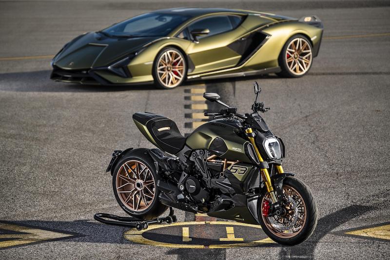 Ducati Diavel 1260 Lamborghini, ispirato alla Sián FKP 37 Ducati Diavel 1260 Lamborghini, ispirato alla Sián FKP 37