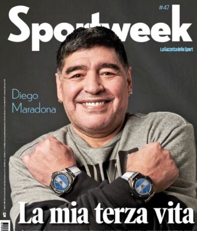 Maradona, Sportweek e la copertina #47 (morto che parla): il lotto si scatena