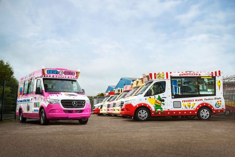 Mercedes-Benz Sprinter, il furgone dei gelati preferito in UK Mercedes-Benz Sprinter, il furgone dei gelati preferito in UK