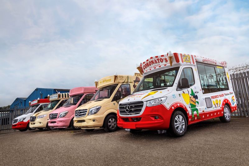 Mercedes-Benz Sprinter, il furgone dei gelati preferito in UK Mercedes-Benz Sprinter, il furgone dei gelati preferito in UK