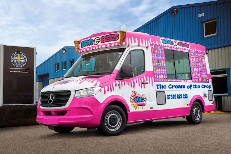 Mercedes-Benz Sprinter, il furgone dei gelati preferito in UK Mercedes-Benz Sprinter, il furgone dei gelati preferito in UK