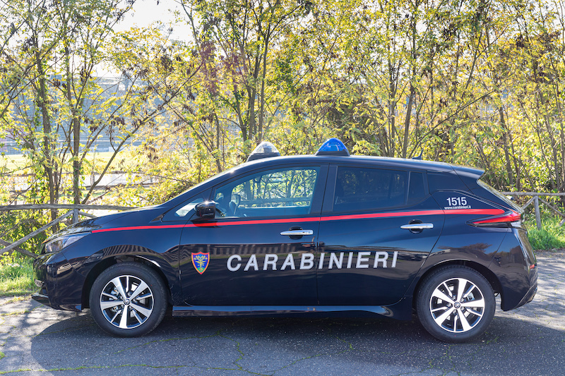 L’Arma deri Carabinieri arruola 52 Nissan Leaf L’Arma deri Carabinieri arruola 52 Nissan Leaf