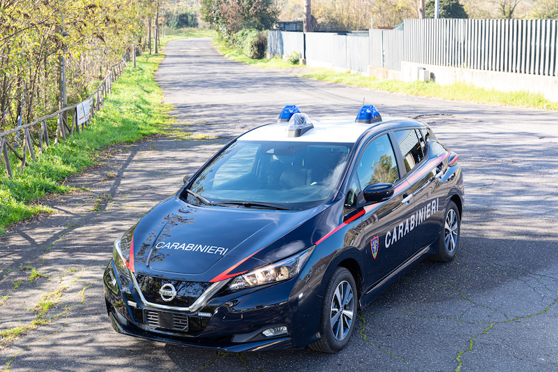 L’Arma deri Carabinieri arruola 52 Nissan Leaf L’Arma deri Carabinieri arruola 52 Nissan Leaf