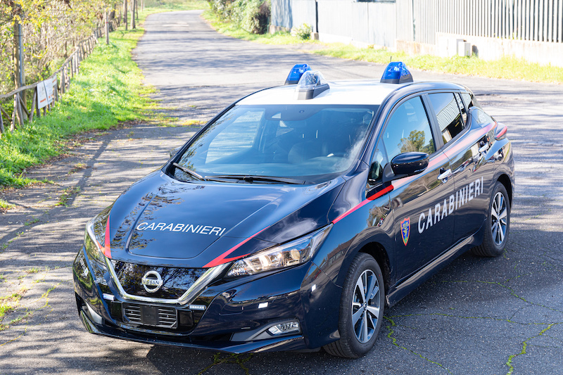 L’Arma deri Carabinieri arruola 52 Nissan Leaf L’Arma deri Carabinieri arruola 52 Nissan Leaf