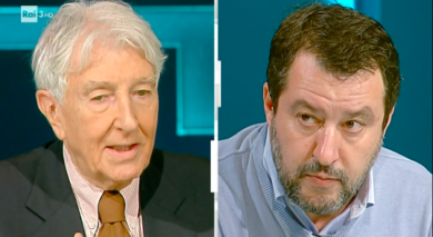 Augias a Salvini: “È la prima volta che la vedo, sono ammirato da…”. VIDEO