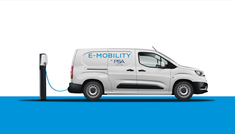 Nel 2021 Groupe PSA lpresenterà versioni 100% elettriche dei suoi compact van Nel 2021 Groupe PSA lpresenterà versioni 100% elettriche dei suoi compact van