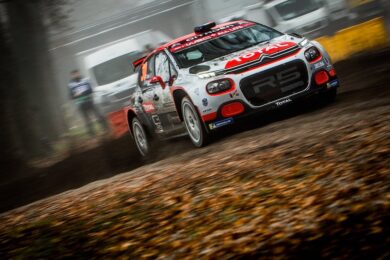 WRC, Rally di Monza, La C3 R5 di Ostberg al terzo posto nel WRC2