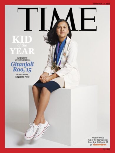 Il Time elegge per la prima volta il Kid of the Year: è una scienziata 15enne