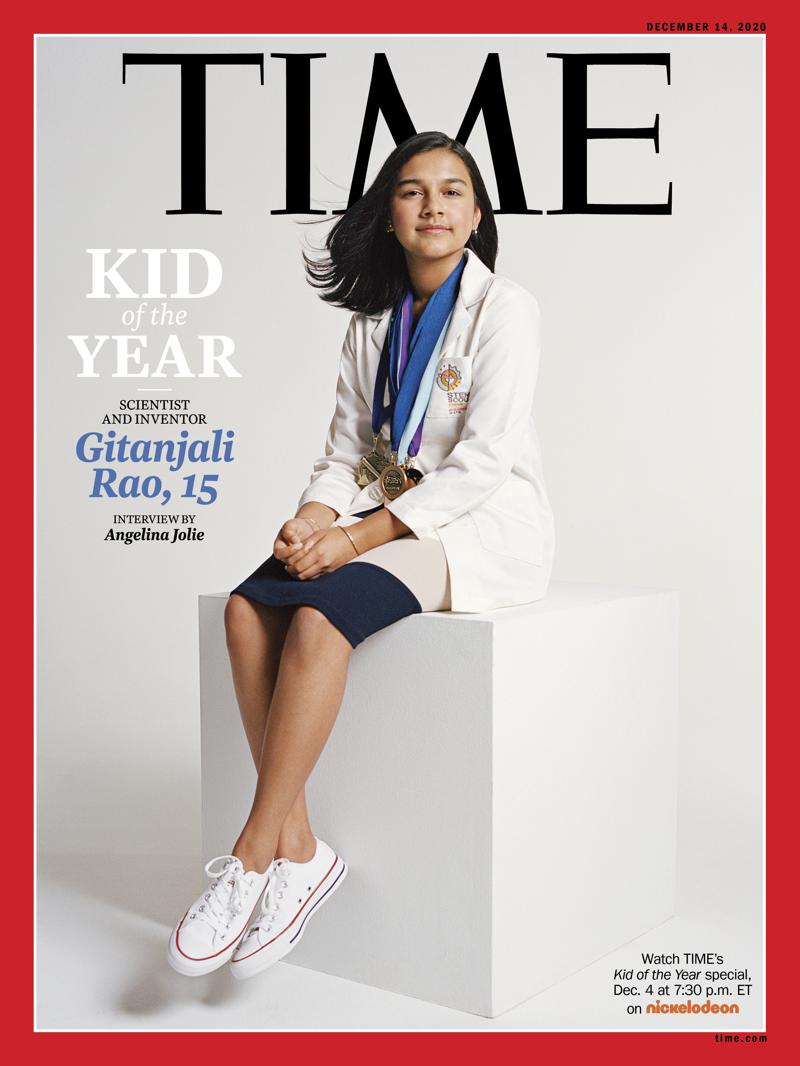 Time kid of the year Gitanjali Rao Time kid of the year Gitanjali Rao